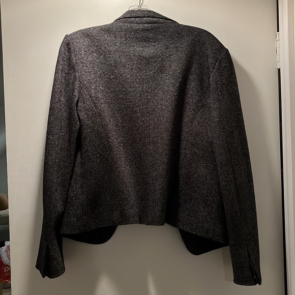 LOFT Blazer size 6 in heathered black - Picture 3 of 5